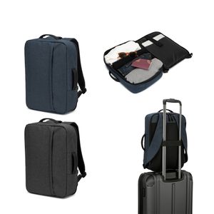 NIAMEY. 15.6" laptopryggsäck i högdensitets 300D återvunnen polyester, miniatyr 1