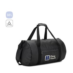 OSASCO SPORT. Cylindrisk sportväska i högdensitets 600D återvunnen polyester med sidofack för skor, miniatyr 4