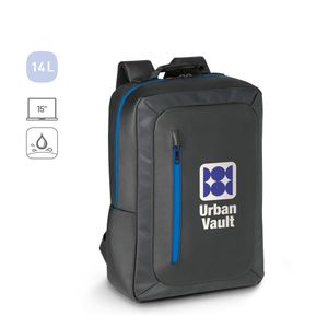 OSASCO. 15-tums laptopryggsäck i högdensitets 600D återvunnen polyester, miniatyr 5