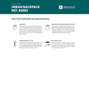 URBAN BACKPACK. 14'' laptopryggsäck i softshell och tarpaulin, miniatyr 5