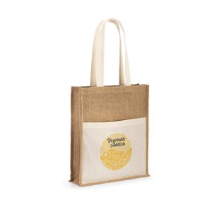 BRAGA. Jutepåse (240 g/m²) och ficka i 100% bomull (140 g/m²), miniatyr 2
