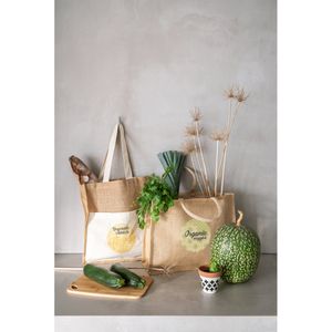 BRAGA. Jutepåse (240 g/m²) och ficka i 100% bomull (140 g/m²), miniatyr 3