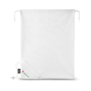 BOLZANO. Vikbar väska av mesh och 190T återvunnen polyester (100 % rPET), miniatyr 3
