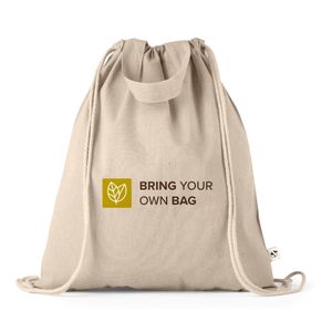 RISSANI. Gympapåse med återvunnen bomull (70%) och polyester (30% rPET) (140 g/m²), miniatyr 3