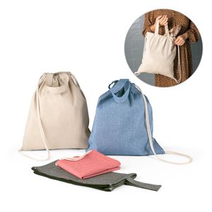 RISSANI. Gympapåse med återvunnen bomull (70%) och polyester (30% rPET) (140 g/m²), miniatyr 1