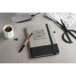 ROUSSEAU. A5-anteckningsblock i halmfiber och bomullscanvas med linjerade sidor, miniatyr 3