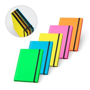 WATTERS. A5 anteckningsblock i fluorescerande PU med linjerade sidor, miniatyr 1