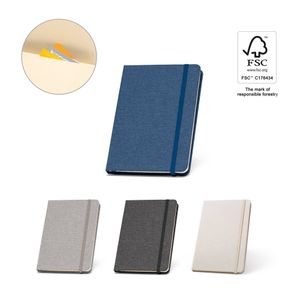 BOYD. A5 anteckningsblock i återvunnen polyester (100% rPET) med linjerade sidor, miniatyr 1