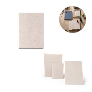 ORGANIC SEMI-RIGID. Anteckningsblock A5 med halvstyvt omslag tillverkat av organiskt elefantmaterial (80%), miniatyr 1
