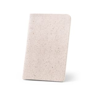 ORGANIC SOFT. A6 anteckningsblock med flexibelt omslag tillverkat av ekologiskt elefantmaterial (80%), miniatyr 6