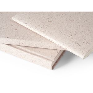 ORGANIC RIGID. A5 anteckningsblock med hårt omslag tillverkat av ekologiskt elefantmaterial (80%), miniatyr 5