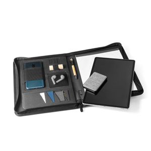 EMERGE FOLDER II. A4-mapp i återvunnen polyester (100% rPET) 300D med dragkedja, miniatyr 5