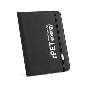 EMERGE FOLDER II. A4-mapp i återvunnen polyester (100% rPET 300D med elastisk stängning