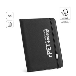EMERGE FOLDER II. A4-mapp i återvunnen polyester (100% rPET 300D med elastisk stängning, miniatyr 4