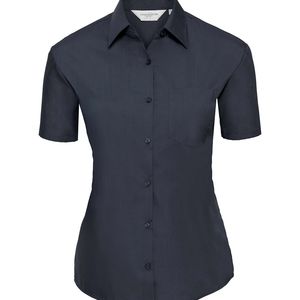 Ladies´ Short Sleeve Polycotton Easy Care Poplin S, miniatyr 3