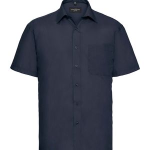 Men´s Short Sleeve Polycotton Easy Care Poplin Sh, miniatyr 3