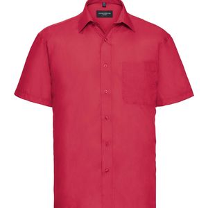 Men´s Short Sleeve Polycotton Easy Care Poplin Sh, miniatyr 4