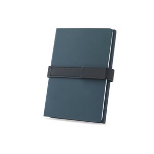 SANDERSON. A5 anteckningsblock i PU (50 % återvunnet) med två block: linjerade sidor och släta sidor, miniatyr 5