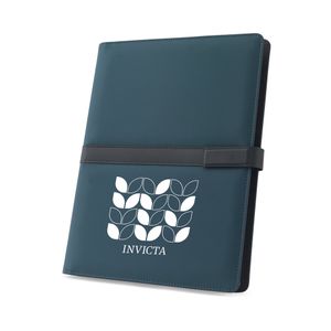 SANDERSON FOLDER. A4-mapp i PU (50 % återvunnet) med magnetisk stängning och anteckningsblock med linjerade sidor, miniatyr 3