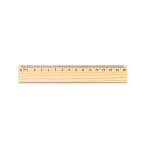 WESLEY 15. Linjal i furu med 15 cm skala, miniatyr 5