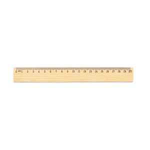 WESLEY 20. Linjal i furu med 20 cm skala, miniatyr 5