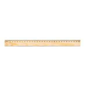WESLEY 30. Linjal i furu med 30 cm skala, miniatyr 6