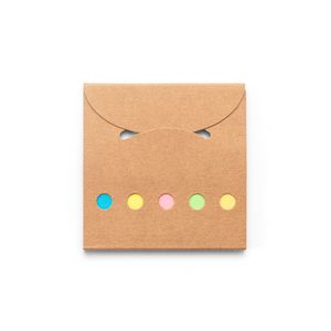 AINSLEY. 2-i-1-kontorsset, tillverkat av 100 % återvunnet papper, med 6 självhäftande anteckningsblock, miniatyr 2