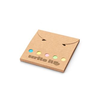 AINSLEY. 2-i-1-kontorsset, tillverkat av 100 % återvunnet papper, med 6 självhäftande anteckningsblock, miniatyr 4