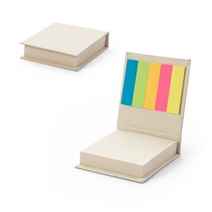 KAIRON. 2-i-1-kontorsset, tillverkat av 100 % återvunnet papper, med 6 självhäftande anteckningsblock, miniatyr 1