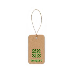 LABEL RECTANGULAR. Etikett tillverkad av 100 % återvunnet papper (700 g/m²) i rektangulär form, miniatyr 3