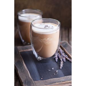 MACHIATO DUO. Set med 2 borosilikatglas muggar, miniatyr 4