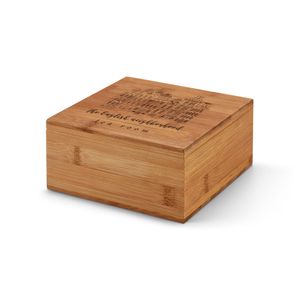 ARNICA. Bambu télåda med 4 fack och magnetstängning, miniatyr 2