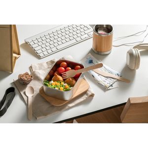 SHINO. Lunchlåda. 800 ml matlåda i rostfritt stål med bambulock, miniatyr 4