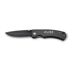 ALICK. Kolfiberbelagd fickkniv i aluminium, miniatyr 3