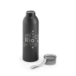 RIO. Atervunnen aluminiumsflaska (100 % rAL) med PP-lock 660 mL, miniatyr 2