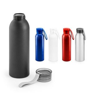 RIO. Atervunnen aluminiumsflaska (100 % rAL) med PP-lock 660 mL, miniatyr 1