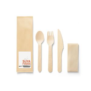 SUYA. Trä bestick set, miniatyr 3