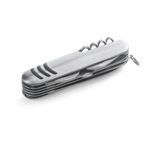 KAPRUN. Multifunktionell fickkniv tillverkad av rostfritt stål och metall, miniatyr 5