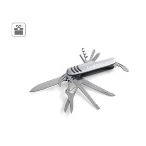 KAPRUN. Multifunktionell fickkniv tillverkad av rostfritt stål och metall, miniatyr 4