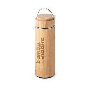 SOW. Bambu och rostfri termos 440 mL, miniatyr 4