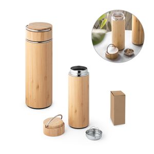 SOW. Bambu och rostfri termos 440 mL, miniatyr 1