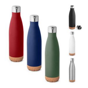 SOLBERG. Rostfri termosflaska och korkbotten 560 mL, miniatyr 1