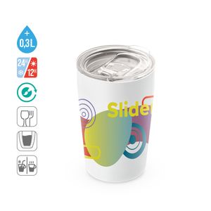 SLIDER. Dubbelväggig rostfri sublimeringsresekopp 380 mL, miniatyr 4