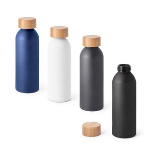 QUETA. Aluminiumflaska med bambulock 550 ml, miniatyr 1
