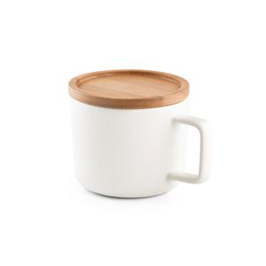 FANGIO. 220 mL keramisk mugg med lock och bambubotten, miniatyr 6