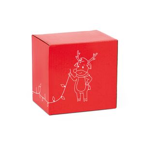 REINDEER. Mugg med jultryck 330 mL, miniatyr 2