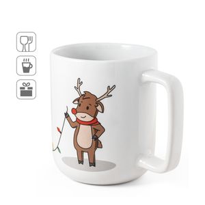 REINDEER. Mugg med jultryck 330 mL, miniatyr 4