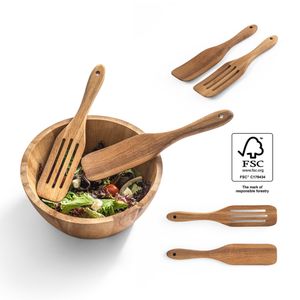 BATALI. Set med två bestickset i akaciaträ, miniatyr 1
