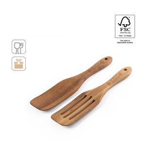 BATALI. Set med två bestickset i akaciaträ, miniatyr 4