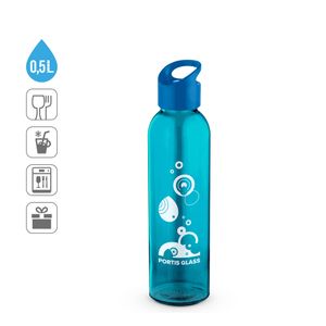 PORTIS GLASS. Glasflaska med PP-lock 500 mL, miniatyr 4